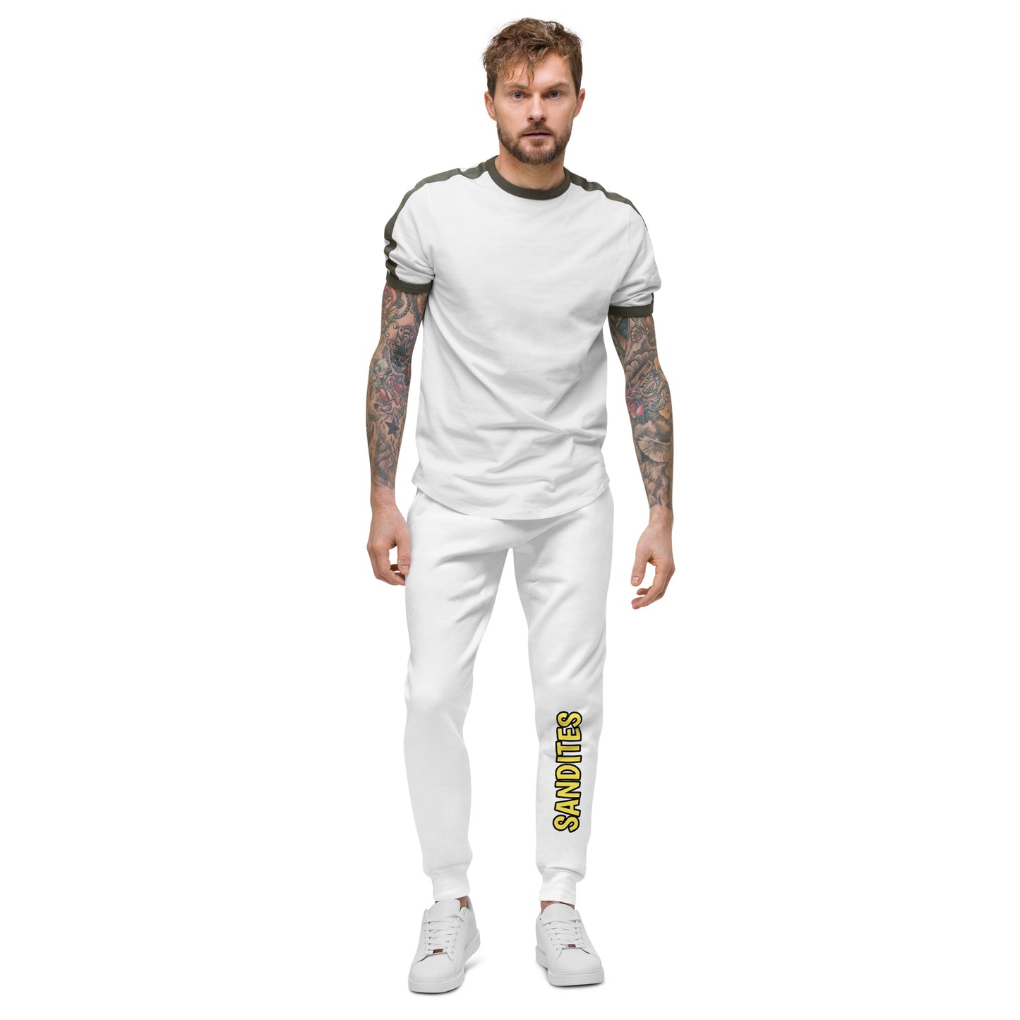 Sandites - Adult White Joggers