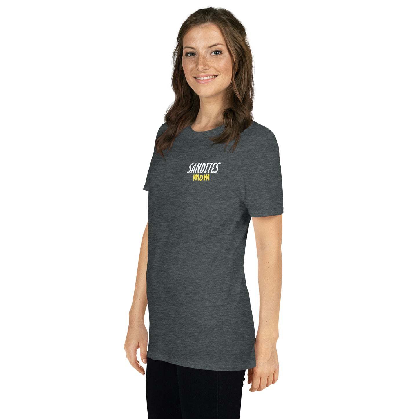 Sandites Mom Adult T-Shirt Gray Shirt