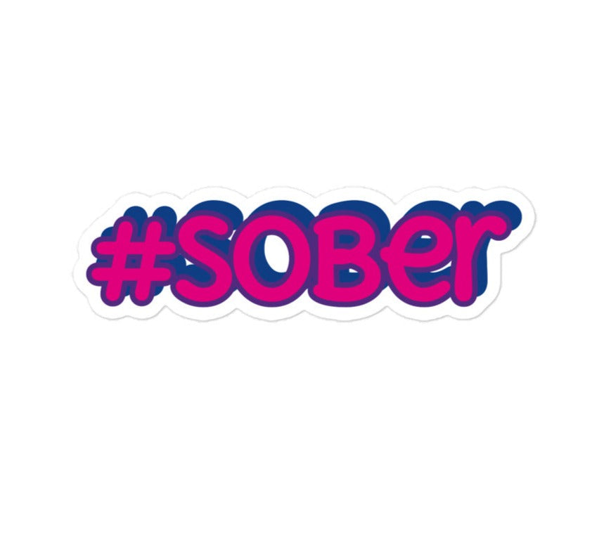 Sober Sticker