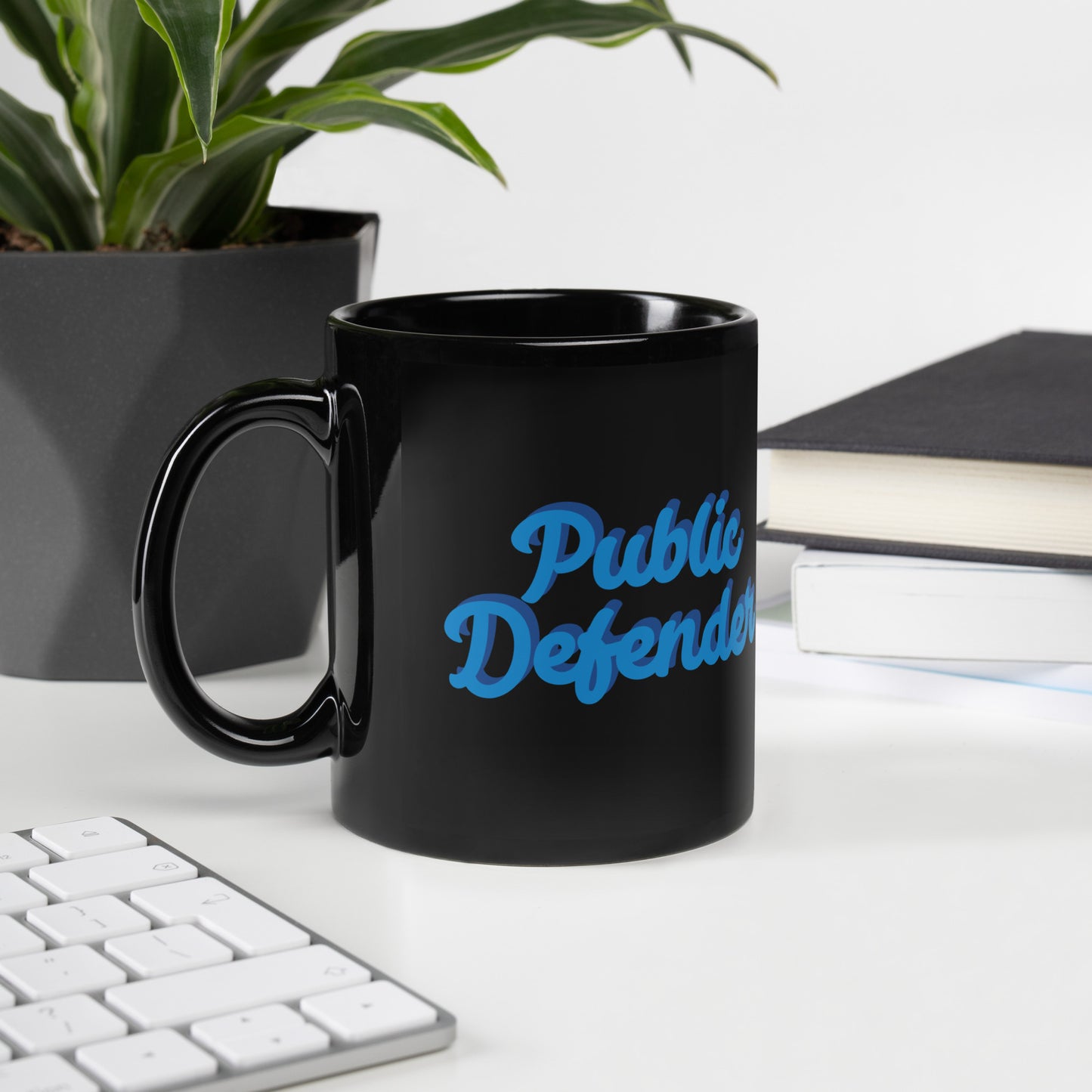 Public Defender Black Glossy Mug
