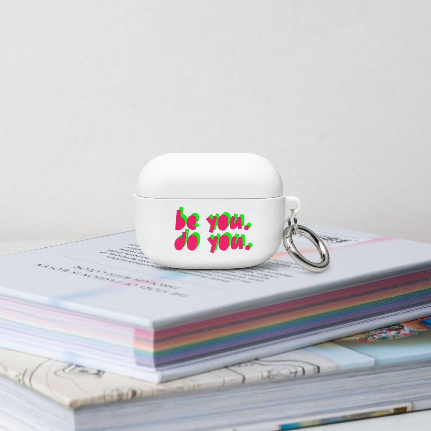 BYDY - Hot Pink/Lime Green Logo - AirPods® or AirPods® Pro Case