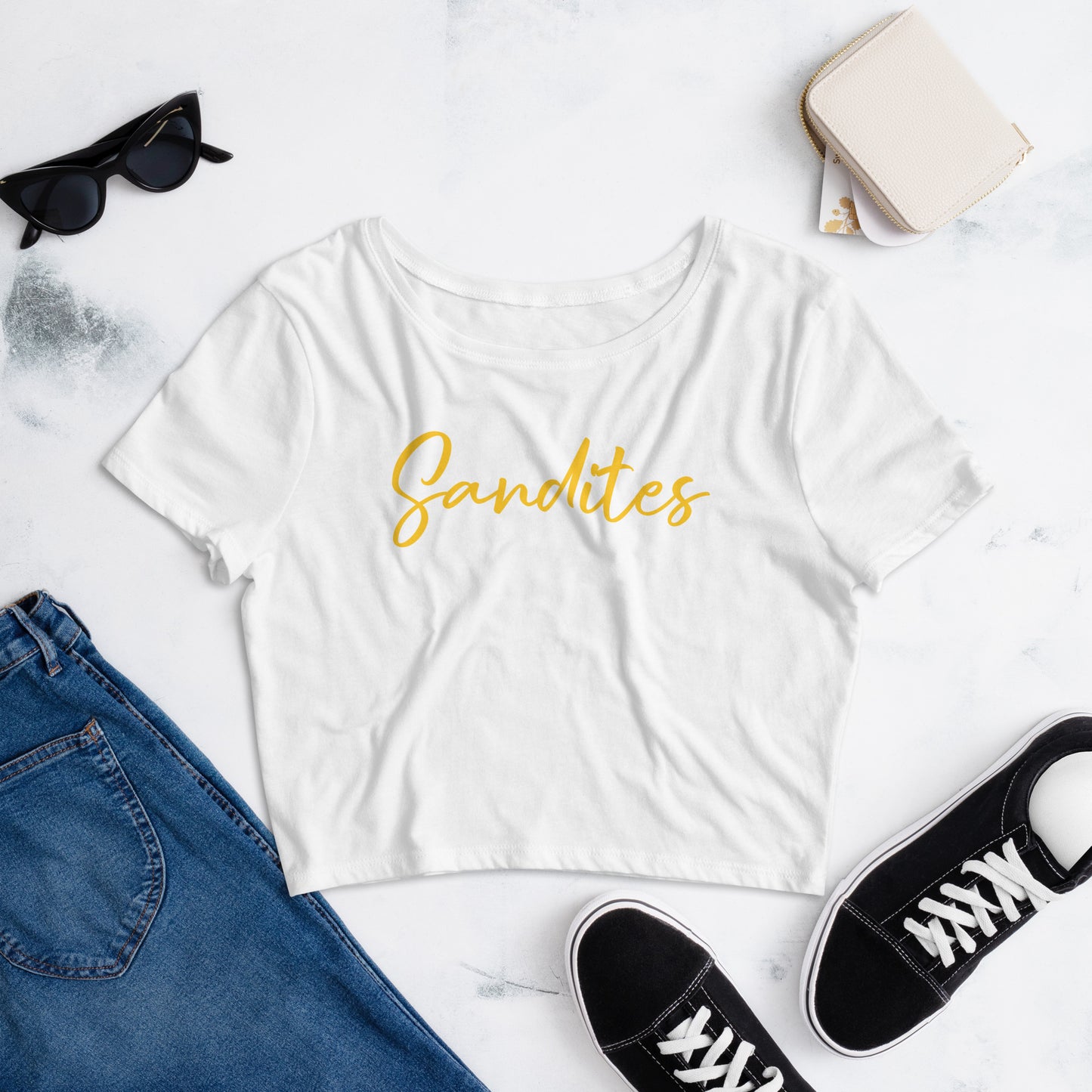 Sandites - Women’s Crop Tee