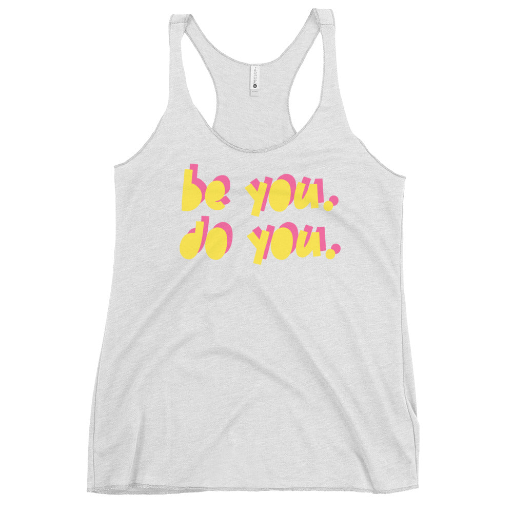BYDY - Yellow/Pink Logo - Women's Tank
