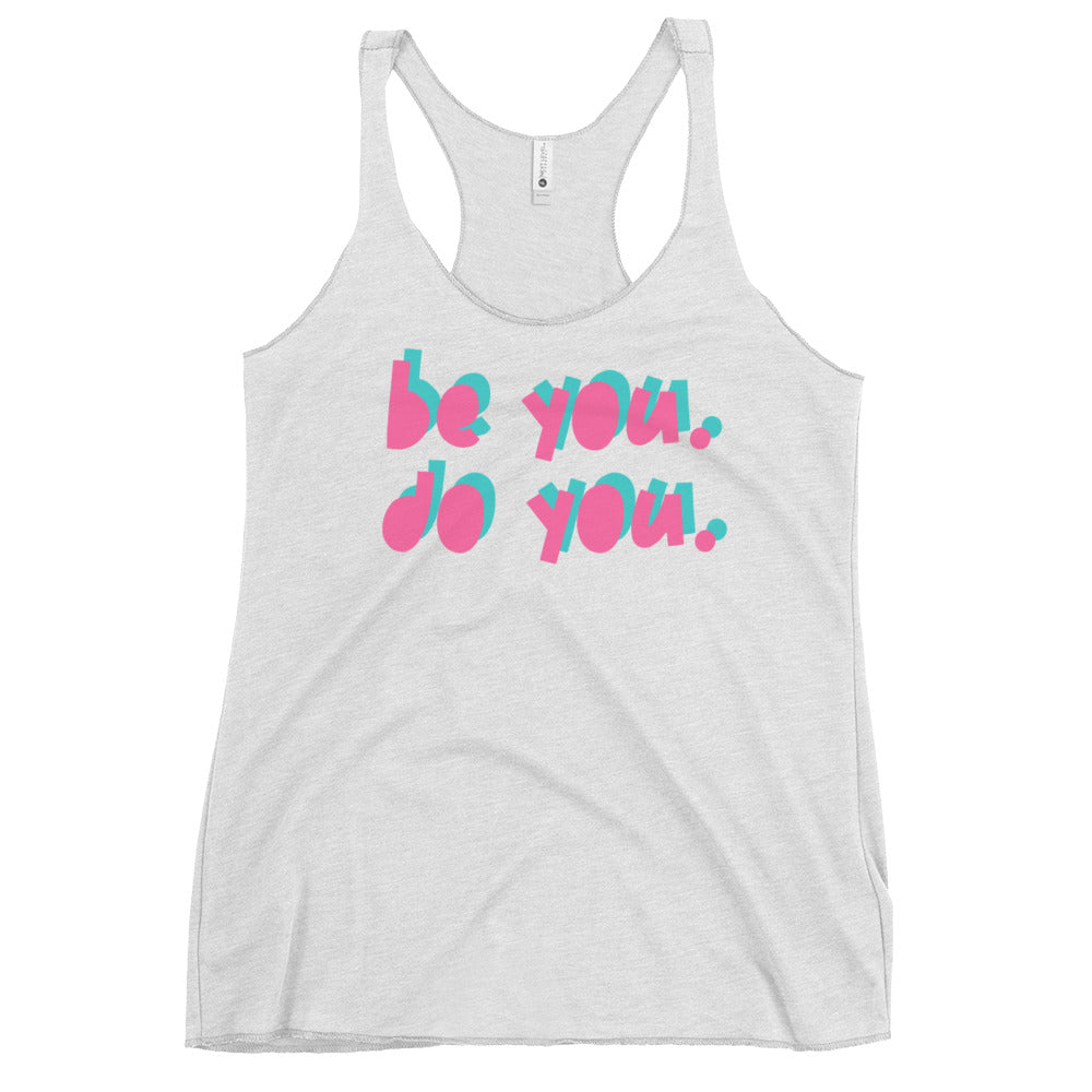 BYDY - Pink/Teal Logo - Women's Tank