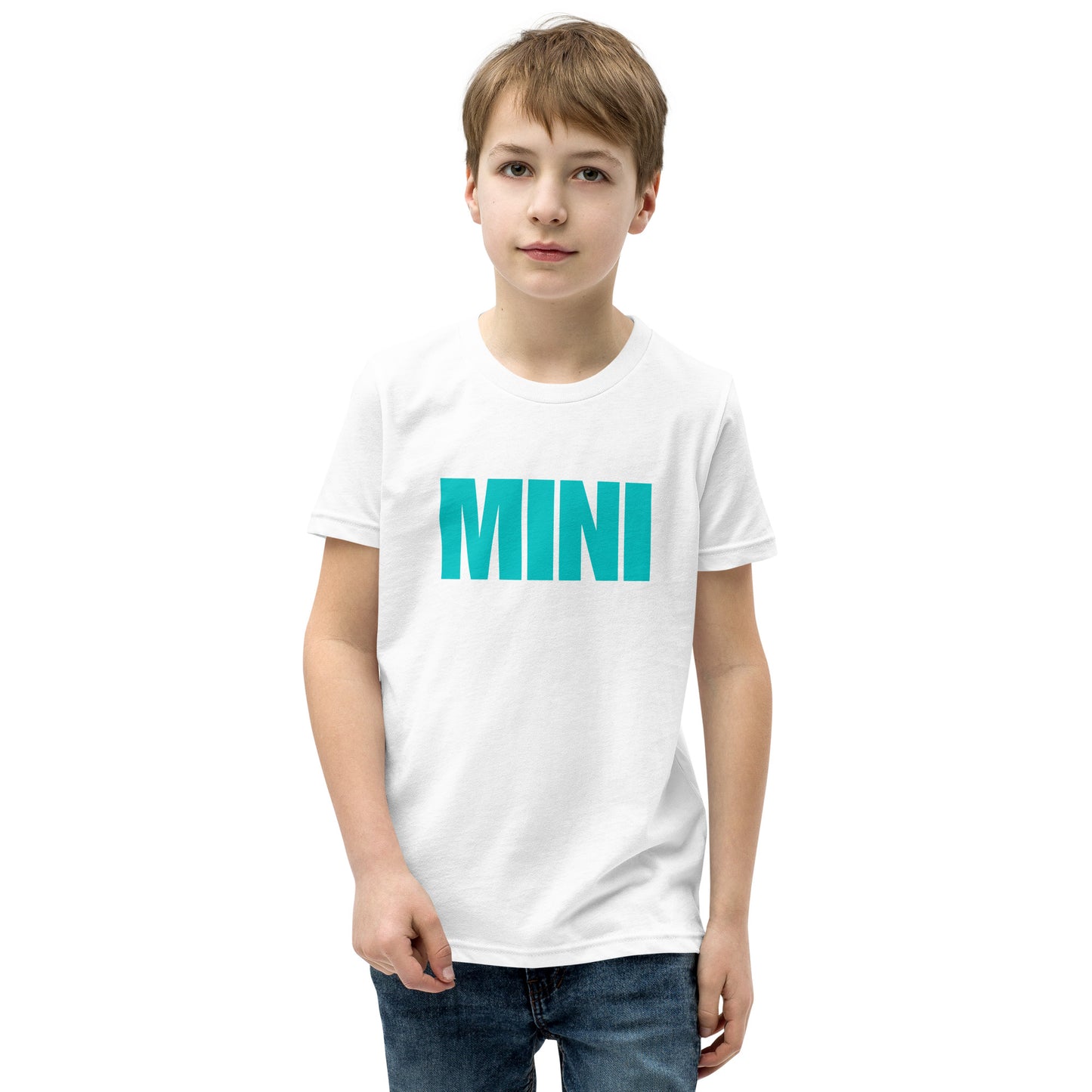 Mini - Teal Logo - Kids T-Shirt