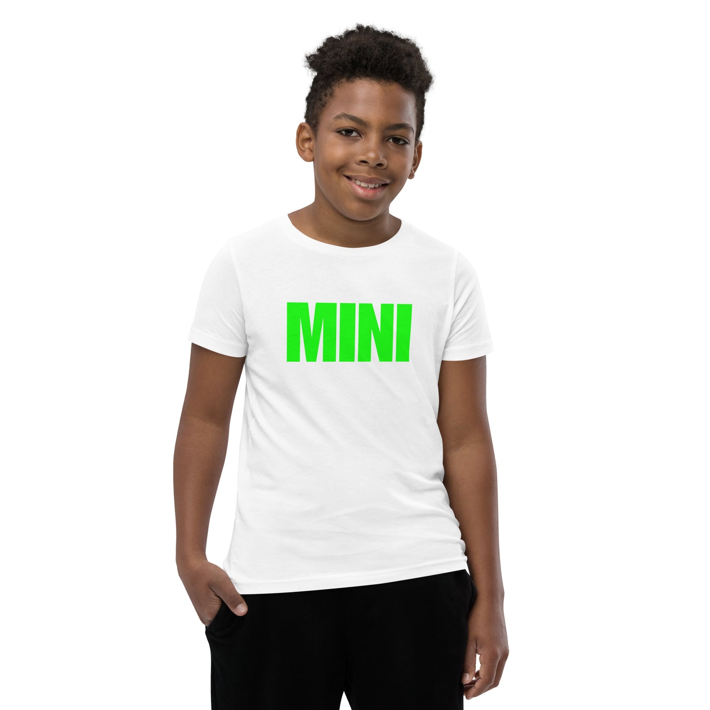 Mini - Lime Green Logo - Kids T-Shirt
