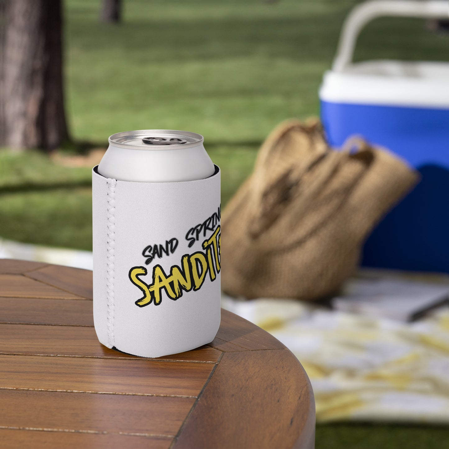 Can Cooler 12 oz - White Sand Springs Sandites