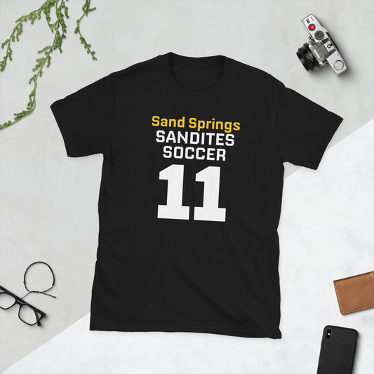 Sandites Soccer #11 - Adult T-Shirt