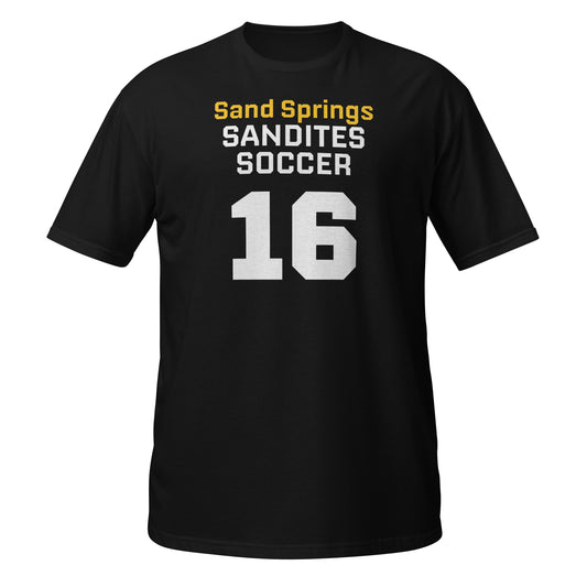 Sandites Soccer #16 - Adult T-Shirt