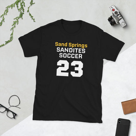 Sandites Soccer #23 - Adult T-Shirt