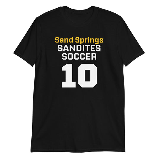 Sandites Soccer #10 - Adult T-Shirt