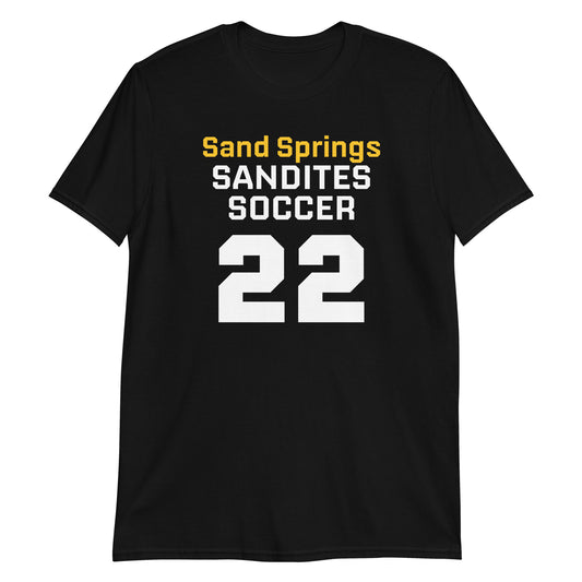 Sandites Soccer #22 - Adult T-Shirt
