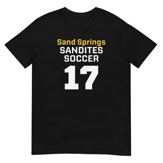 Sandites Soccer #17 - Adult T-Shirt