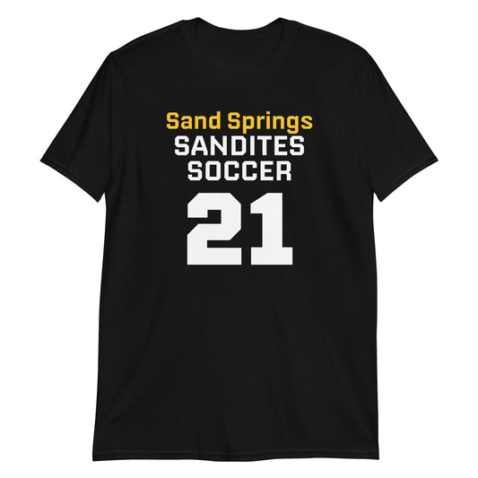 Sandites Soccer #21 - Adult T-Shirt
