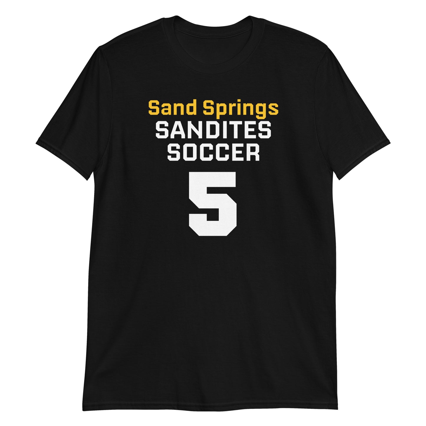 Sandites Soccer #5 - Adult T-shirt
