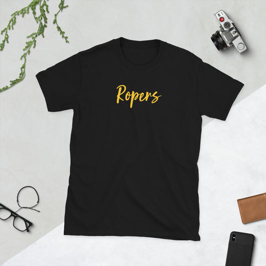 Tulsa Will Rogers Ropers - Gold Logo - Adult T-Shirt
