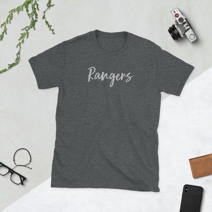 Tulsa Nathan Hale Rangers - Silver Logo - Adult T-Shirt