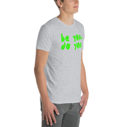 BYDY - Neon Green Logo - Adult T-Shirt