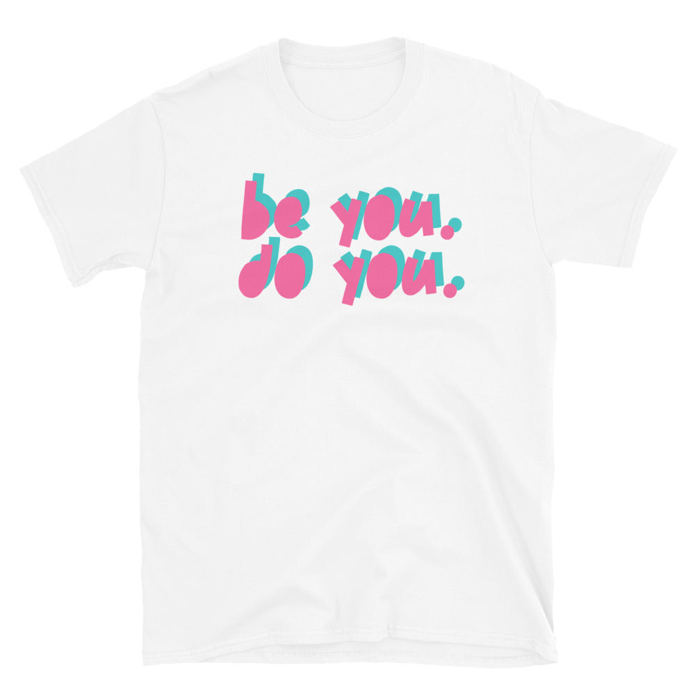 BYDY - Pink/Teal Logo - Adult T-Shirt
