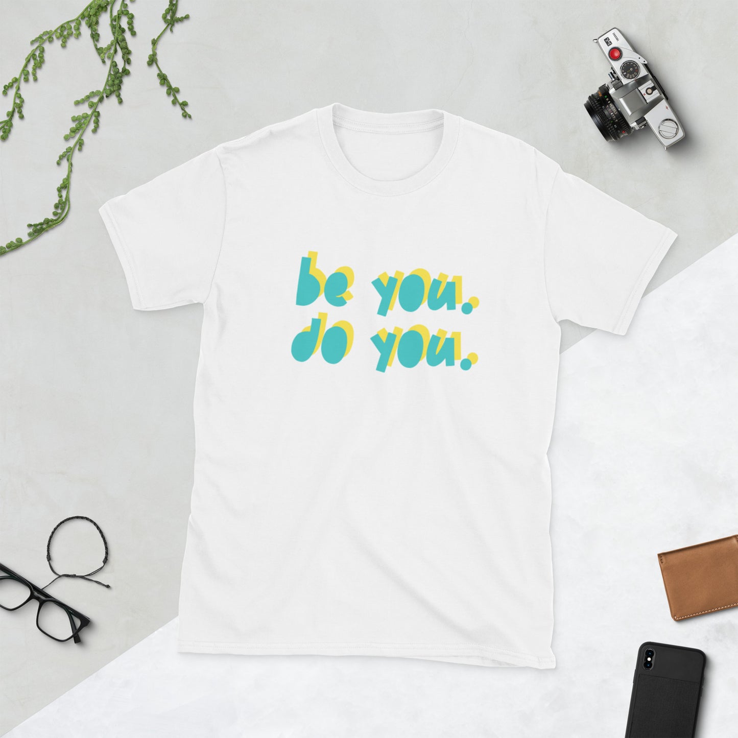 BYDY - Teal/Yellow Logo - Adult T-Shirt