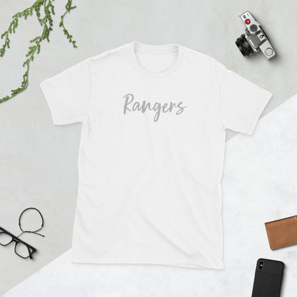 Tulsa Nathan Hale Rangers - Silver Logo - Adult T-Shirt