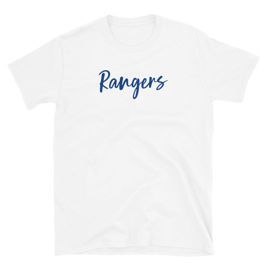 Tulsa Nathan Hale Rangers - Navy Blue Logo - Adult T-Shirt