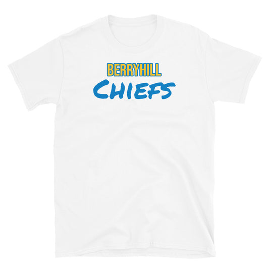 Berryhill Chiefs - Blue & Gold Logo - Adult T-Shirt