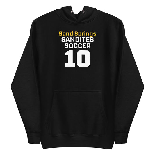 Sandites Soccer #10 - Adult Hoodie
