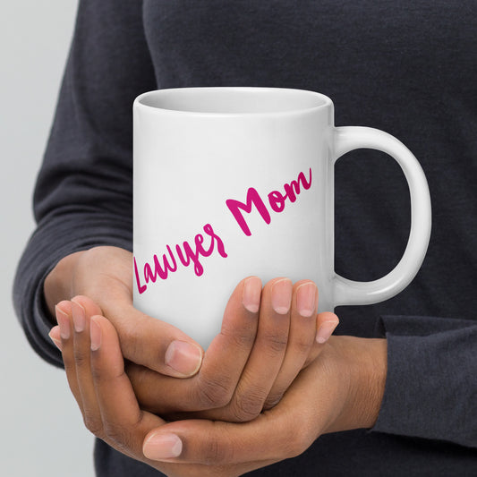 Lawyer Mom - White 20 oz Mug