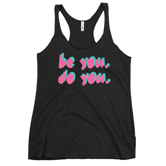 BYDY - Pink/Teal Logo - Women's Tank